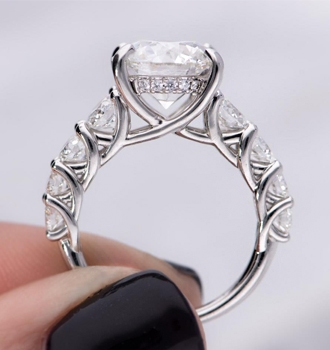 Diamond Engagement Ring At Rare Gem Studio