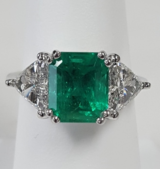 Emerald Ring At Rare Gem Studio